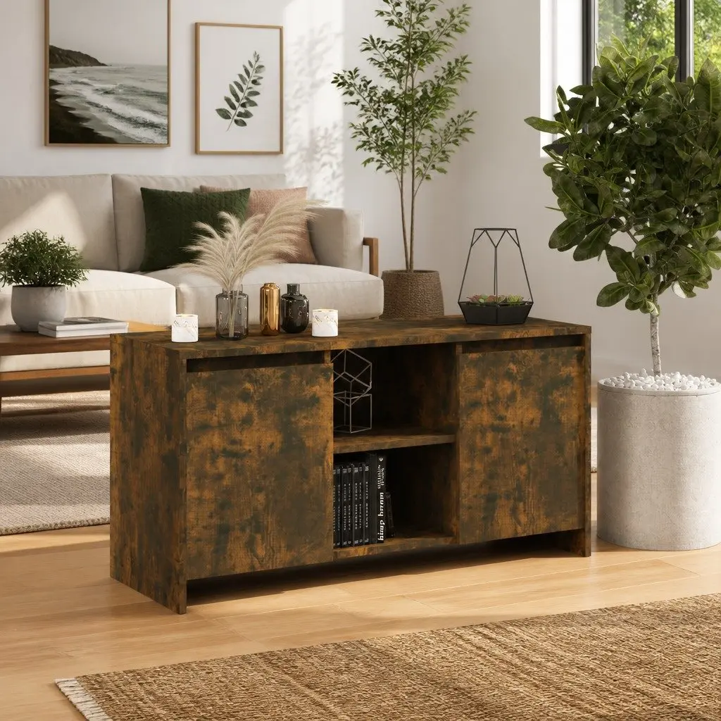 TV Cabinet with Storage for Home Use