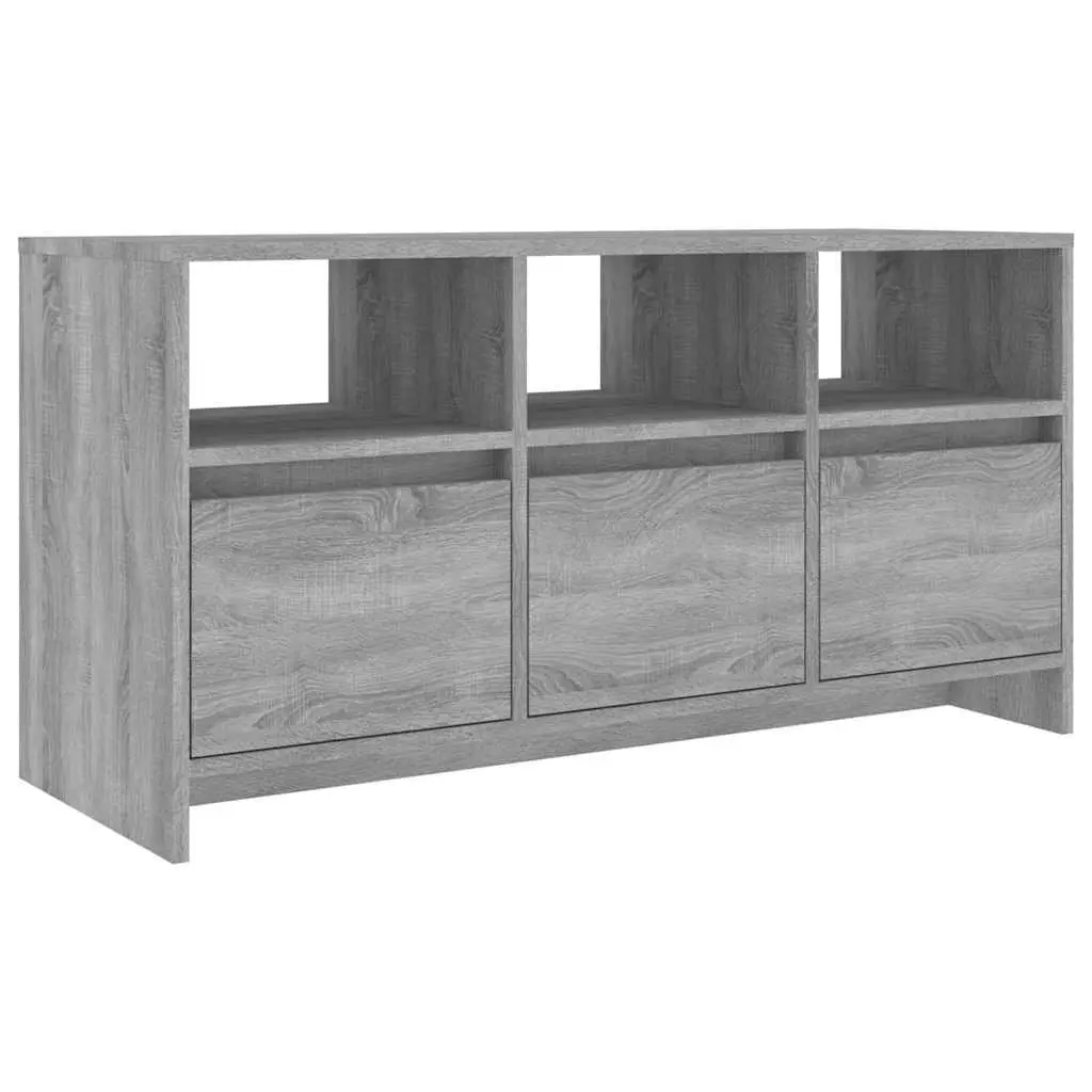 TV Cabinet Engineered Wood 102x37.5x52.5cm Grey