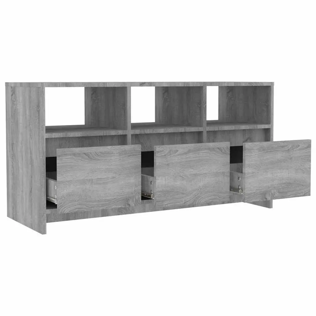 TV Cabinet Engineered Wood 102x37.5x52.5cm Grey