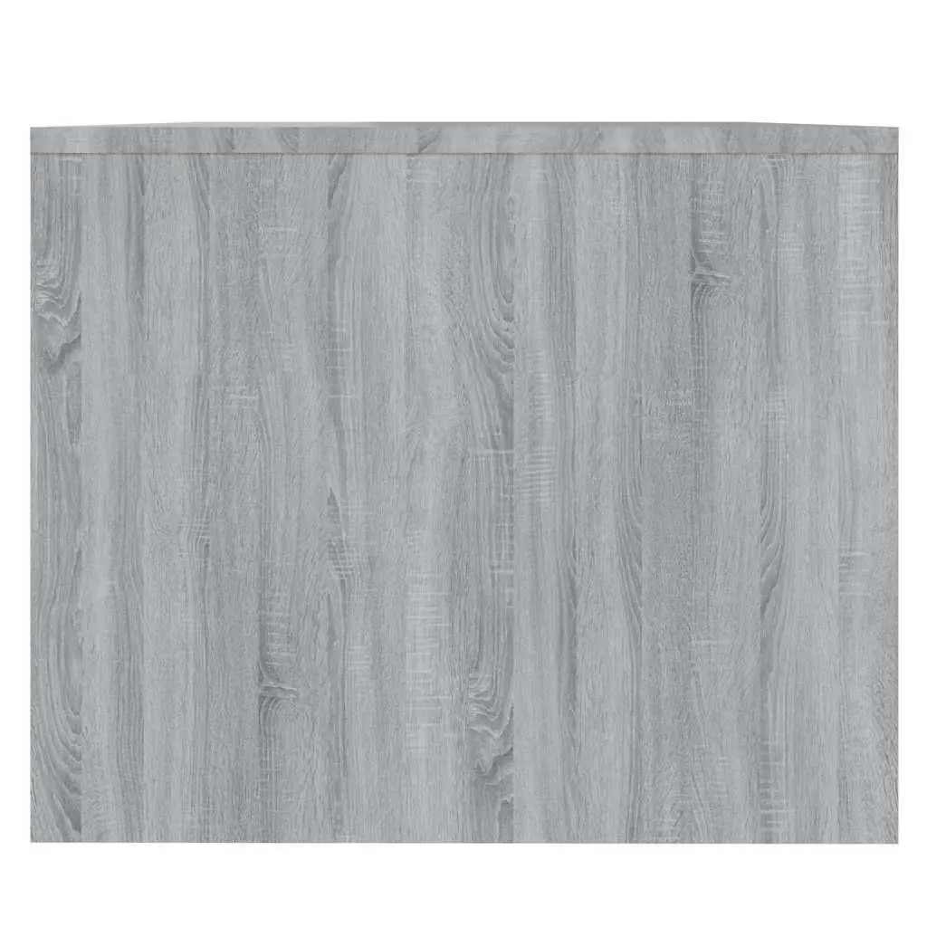 Coffee Table Grey Sonoma Modern Design Drawers Storage Accent Living Room