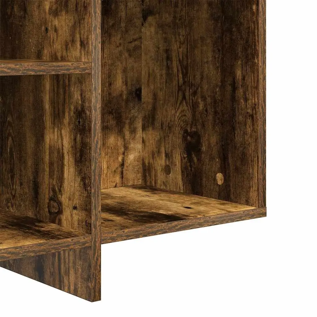 Sideboard with Shelves Brown Storage Cabinet Modern Design 120x30x75 cm