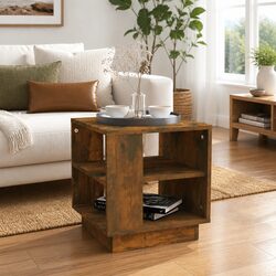 Functional Coffee Table with Two Shelves for Your Home