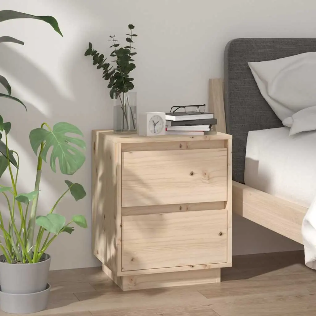 Bedside Cabinets 2 pcs 40x35x50 cm Brown Side Tables Storage Nightstand