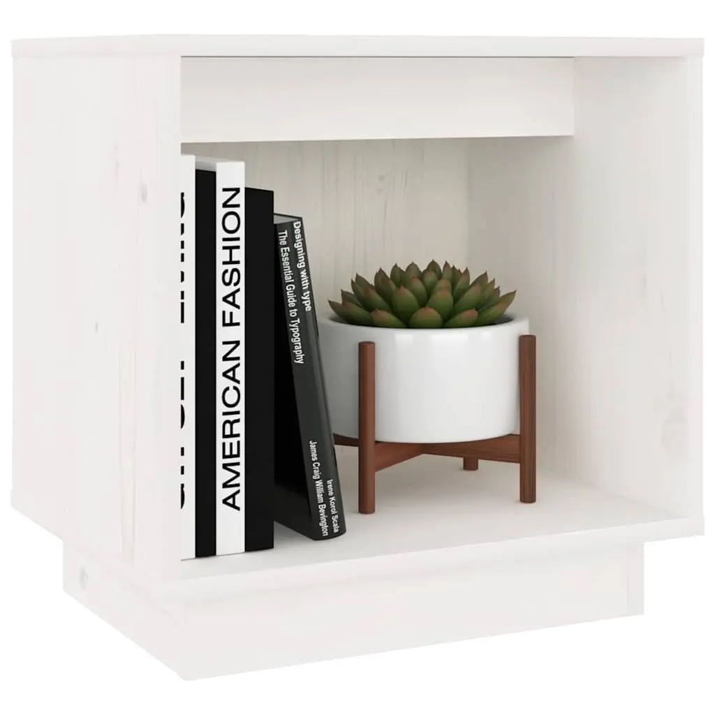 Bedside Cabinets 2 pcs White 40x30x40 cm Storage Side Tables Nightstand