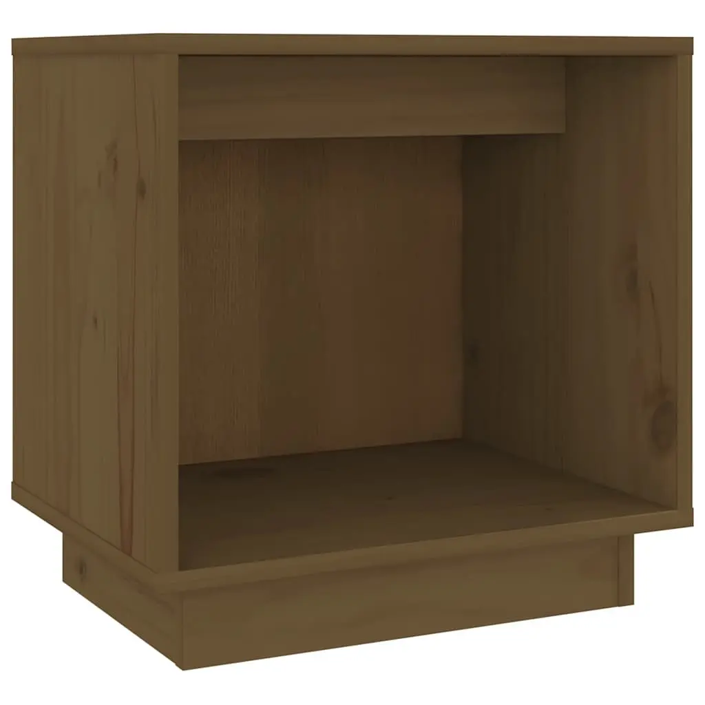 Wooden Bedside Cabinet Storage Organiser Brown 40cm x 30cm x 40cm Compact Nightstand