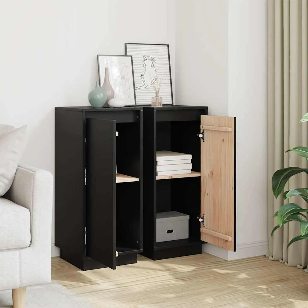 Black Sideboard Cabinet for Home Storage
