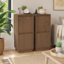 2-Door Wooden Sideboard Cabinet - Perfect for Living Rooms