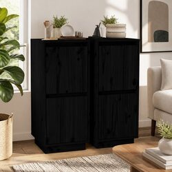 Black Sideboards for Books and Media Storage
