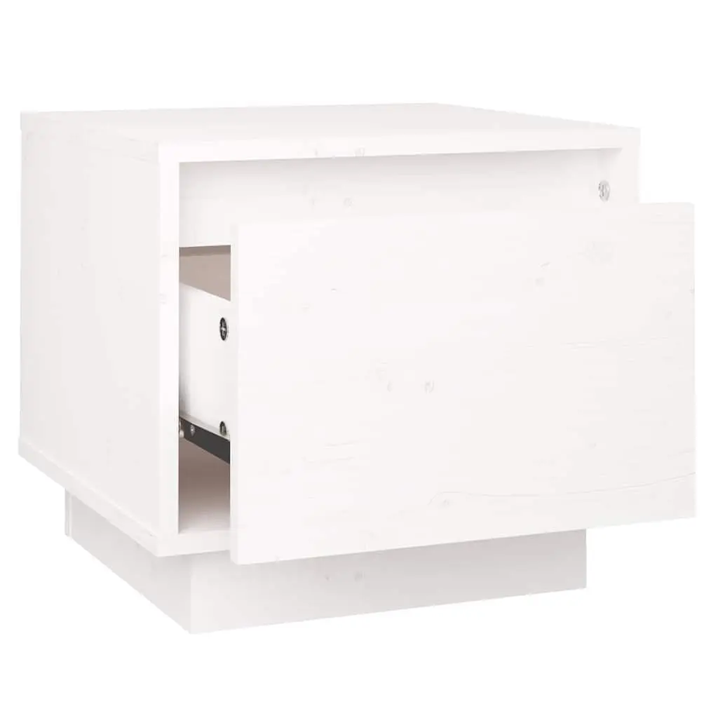 Bedside Cabinets 2 pcs White 35x34x32 cm Side Tables Storage Nightstand
