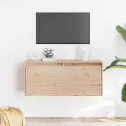 Versatile Floating Shelf Unit 80x30x35 cm Brown Pine