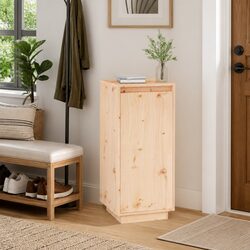 Versatile Wooden Shoe Cabinet for Home Use