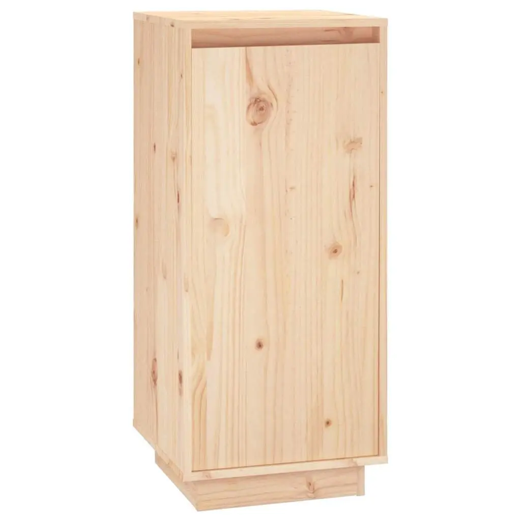 Wooden Shoe Cabinet Organiser Rack Solid Pinewood 35W x 35D x 80H cm Brown
