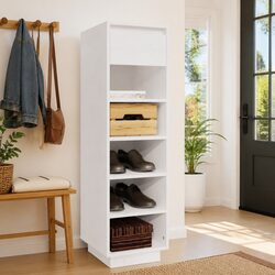 Versatile Shoe Cabinet with Drawer for Practical Use