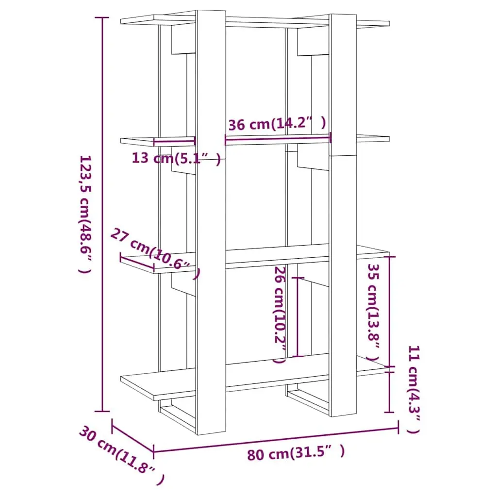 Wooden Shelving Unit for Home Storage Needs