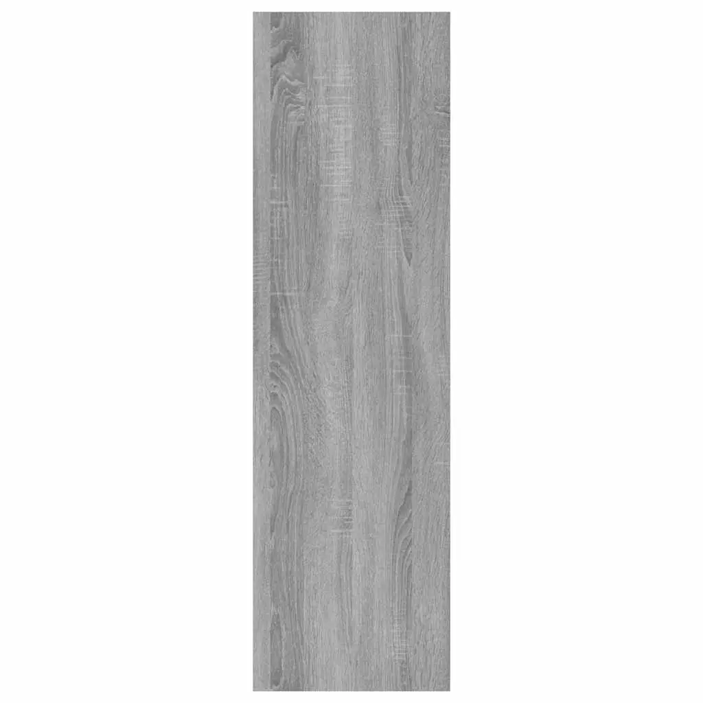 Book Cabinet Room Divider Grey Sonoma Wooden Shelving Unit Storage Organiser