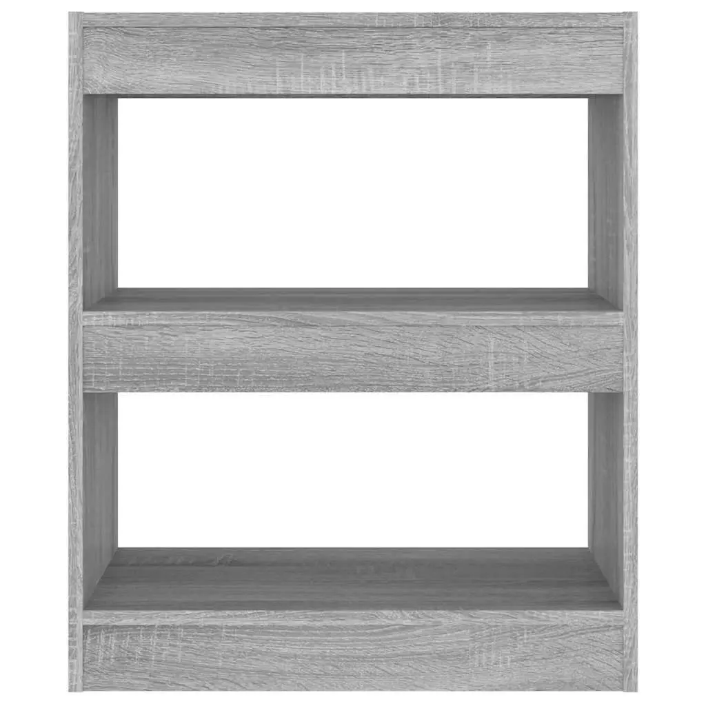 Book Cabinet Room Divider Grey Sonoma 60x30x72 cm Shelving Storage Organiser