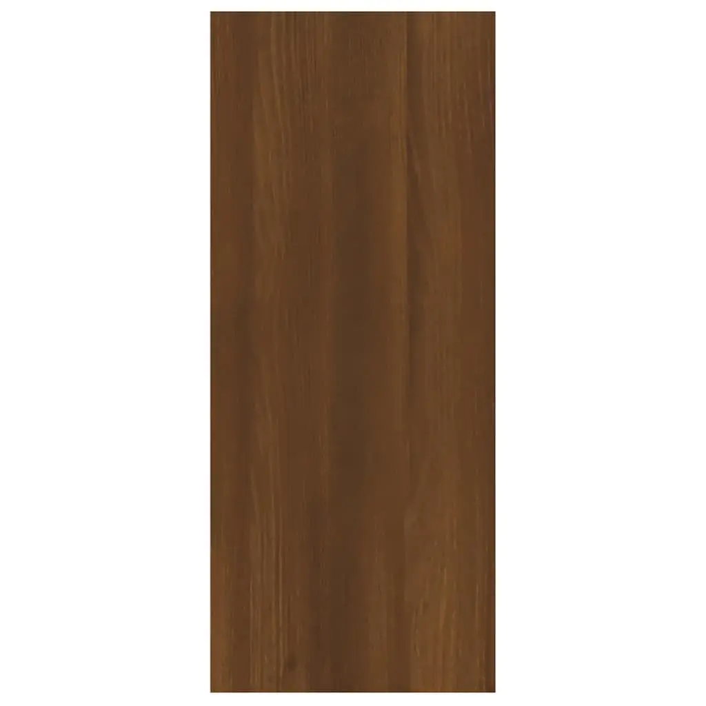 Brown Oak Shelving Unit Book Cabinet Room Divider Storage Bookcase 60W x 30D x 72H cm