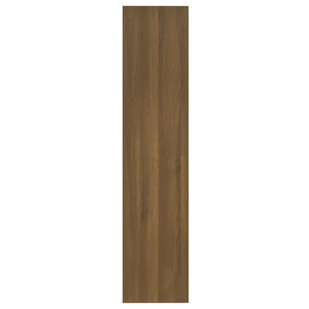 Room Divider Book Cabinet Engineered Wood Brown Oak 60x30x135 cm