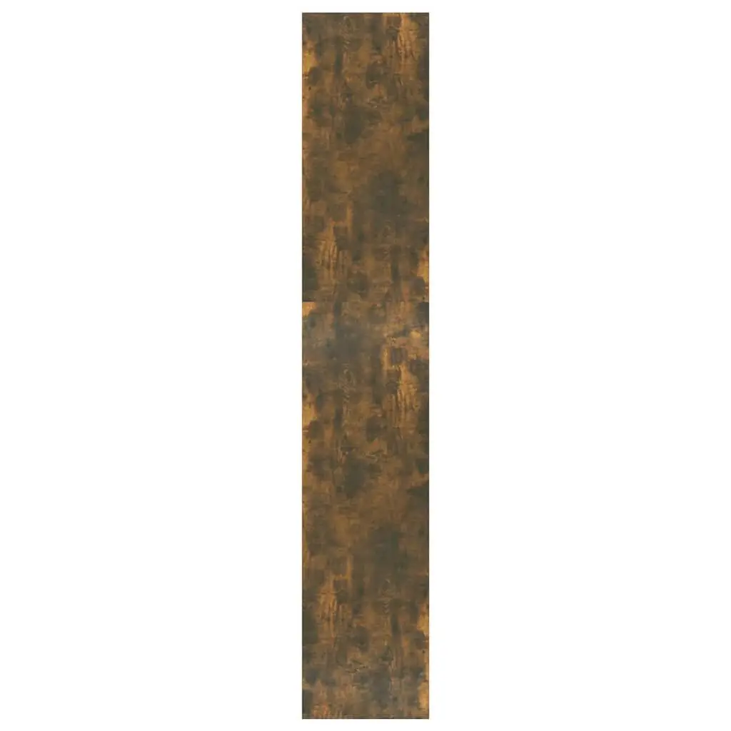 Book Cabinet Smoked Oak Engineered Wood 60x30x166cm Shelf Storage Room Divider