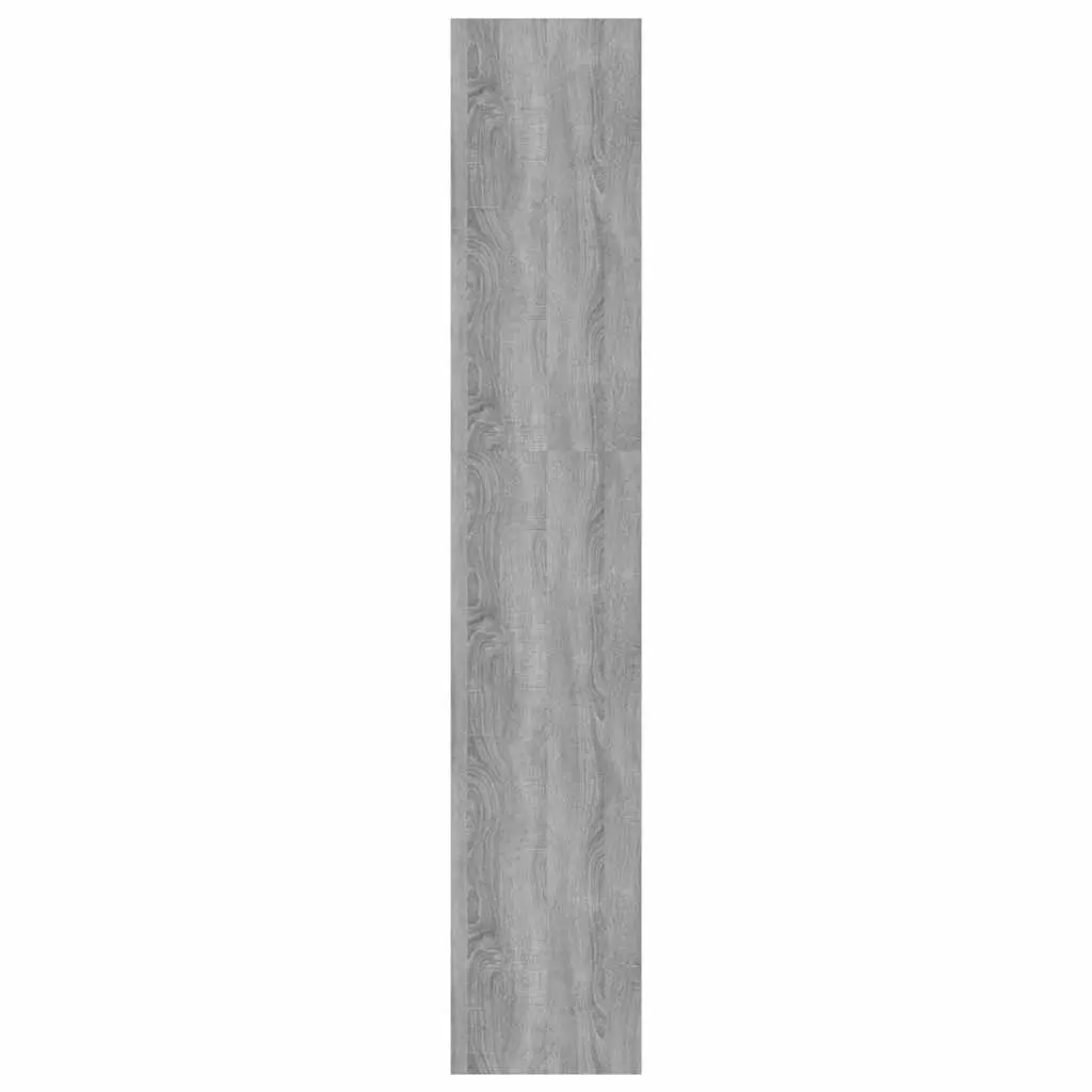 Book Cabinet Room Divider Engineered Wood 60x30x166cm Grey Sonoma