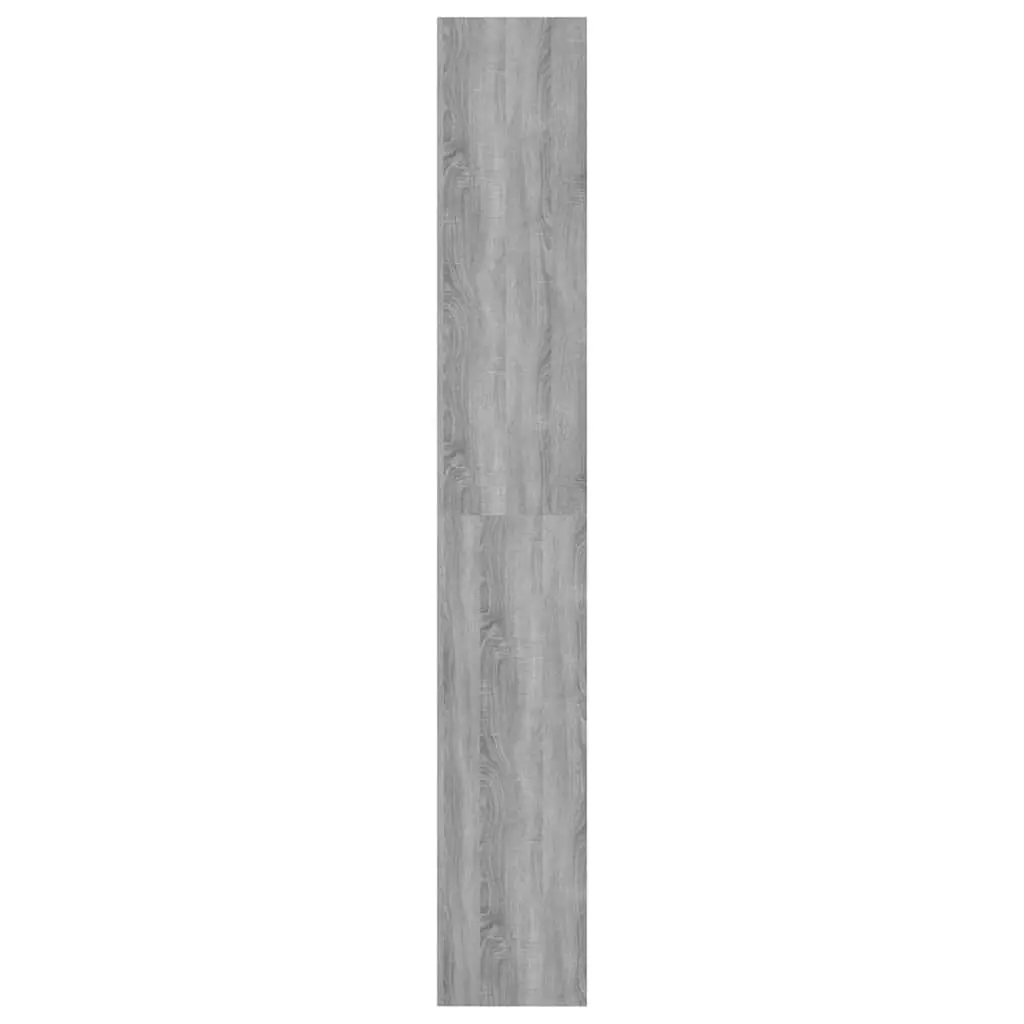 Book Cabinet Wooden Grey 60x30x198 cm Shelving Storage Room Divider