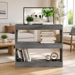 Practical Grey Book Cabinet for Every Room