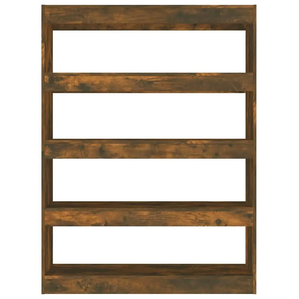 Book Cabinet Room Divider Storage Bookshelf Brown Standing Shelves Organiser
