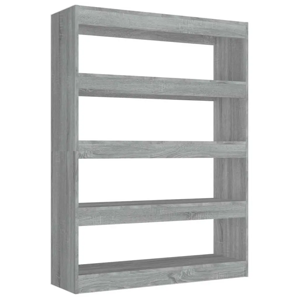 Book Cabinet Room Divider Grey Shelving Storage Unit Organiser Display Stand