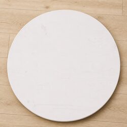 Versatile White Round Table Top for Home Use