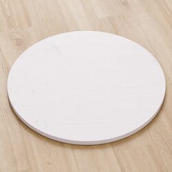 Versatile White Round Tabletop for Home Use Ø60cm