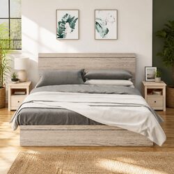 Practical Wooden Bedside Cabinet Set for Everyday Use