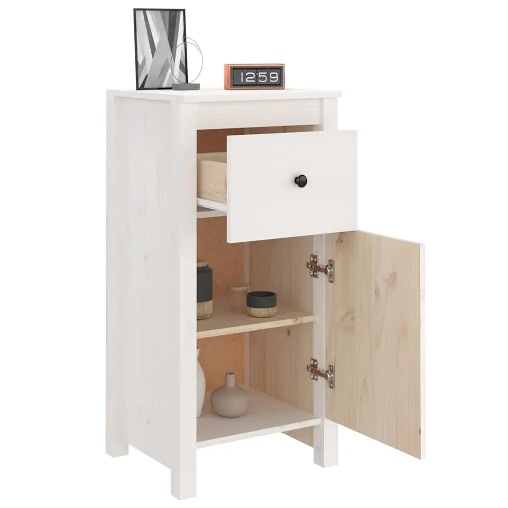 White Sideboard Storage Cabinet for Home Use
