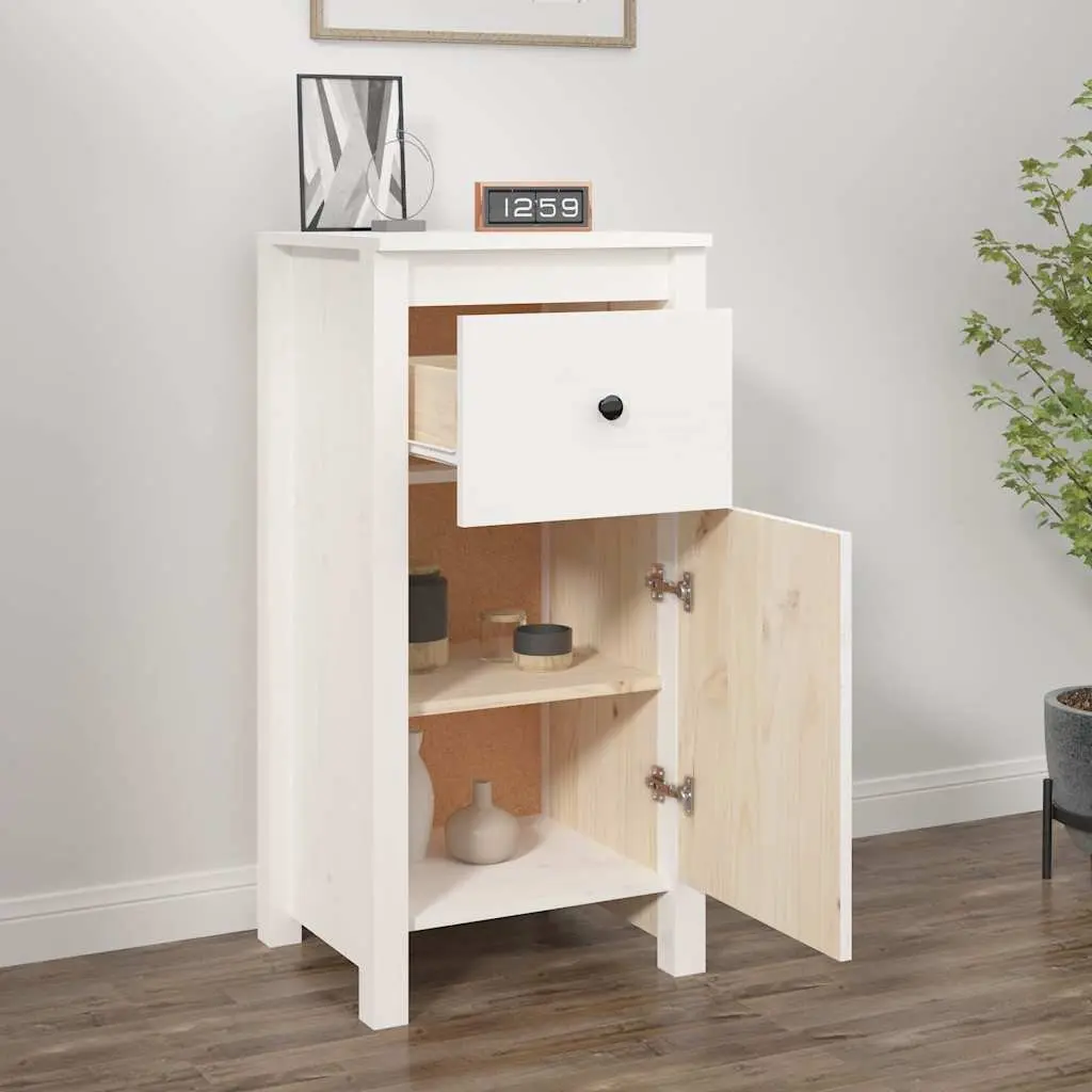 White Sideboard Storage Cabinet for Home Use