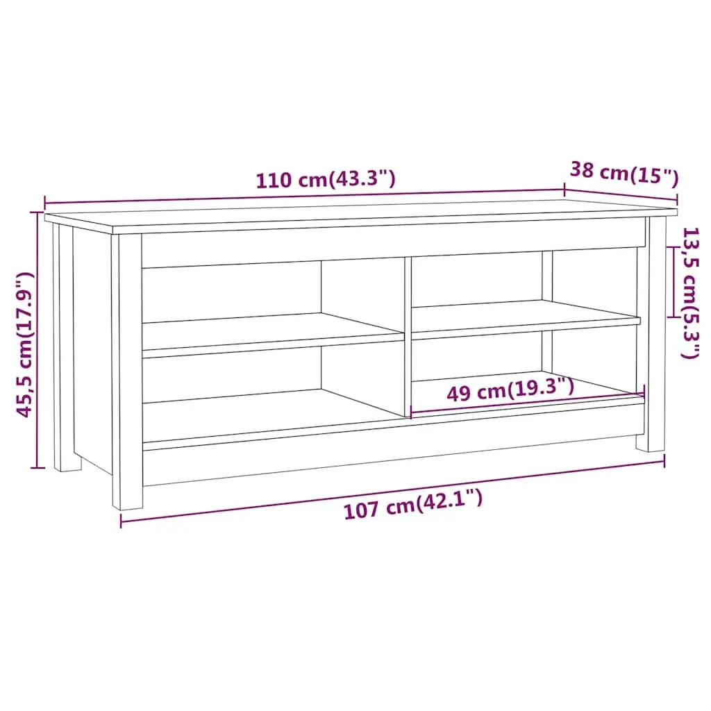 White Shoe Bench for Home Organization