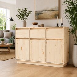Floating Sideboard for Home Organization
