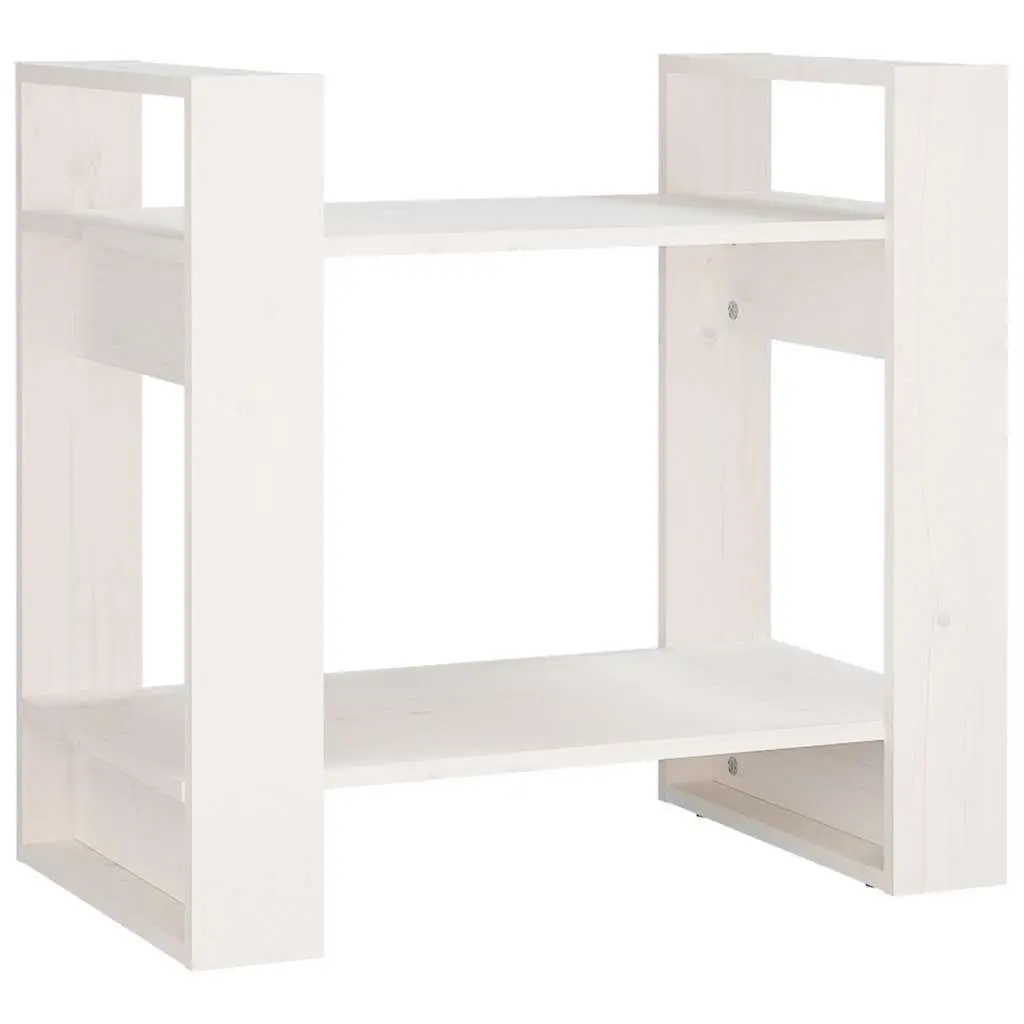 Wooden Book Cabinet Room Divider White Storage Shelving Unit Home Organiser
