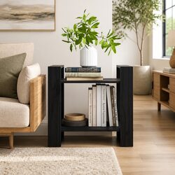 Black Book Cabinet for Living Spaces
