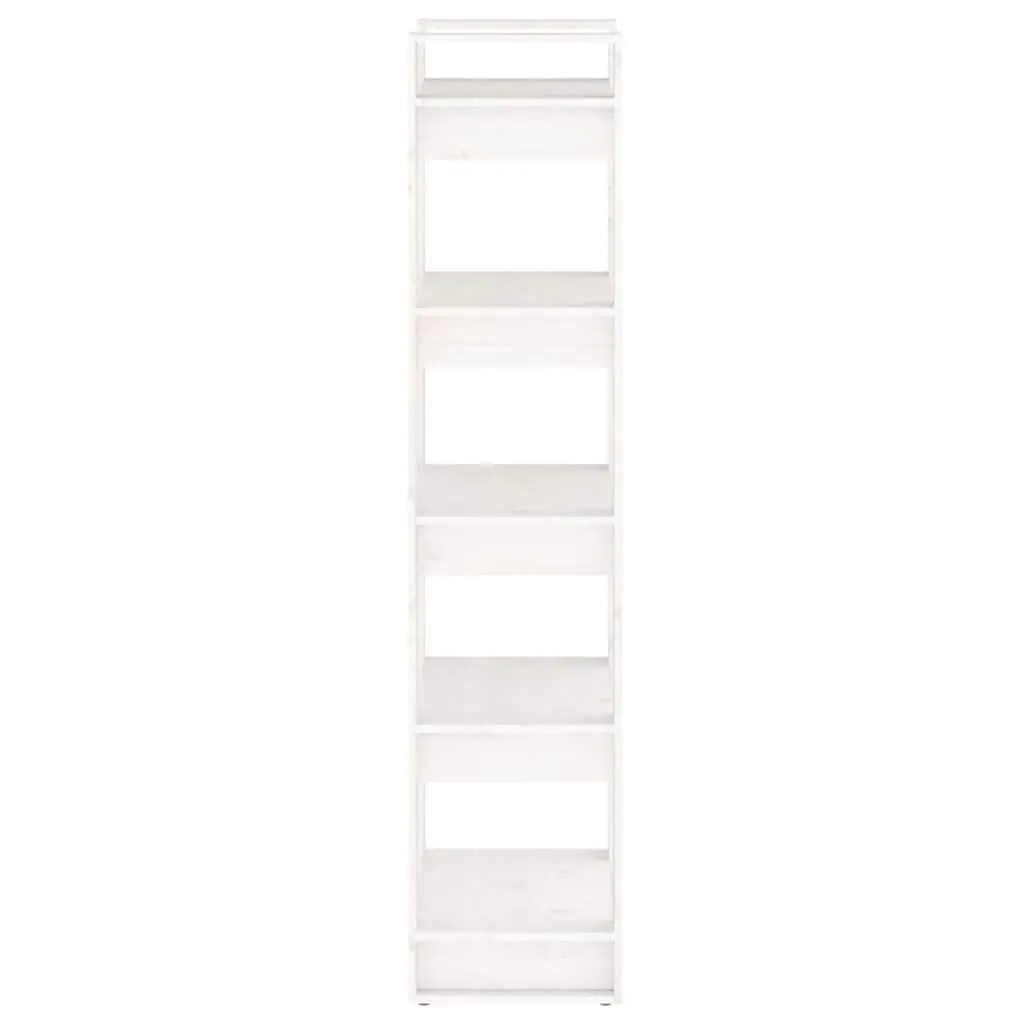 White Book Cabinet Room Divider for Home Spaces