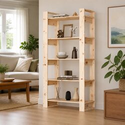 Practical Solid Wood Book Cabinet for Every Home