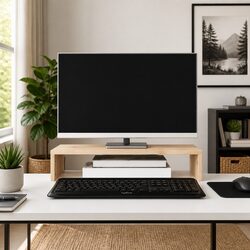 Practical Monitor Stand for Home Office Use