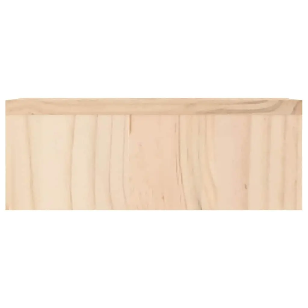 Monitor Stand Solid Wood Pine 50x27x10 cm Brown Computer Riser Desk Organizer