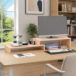 Practical Monitor Stand with Adjustable Height for Any Room