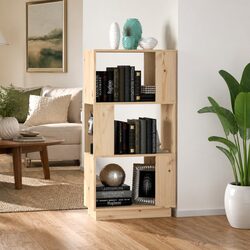 Practical Solid Wood Book Cabinet for Hallways and Living Rooms