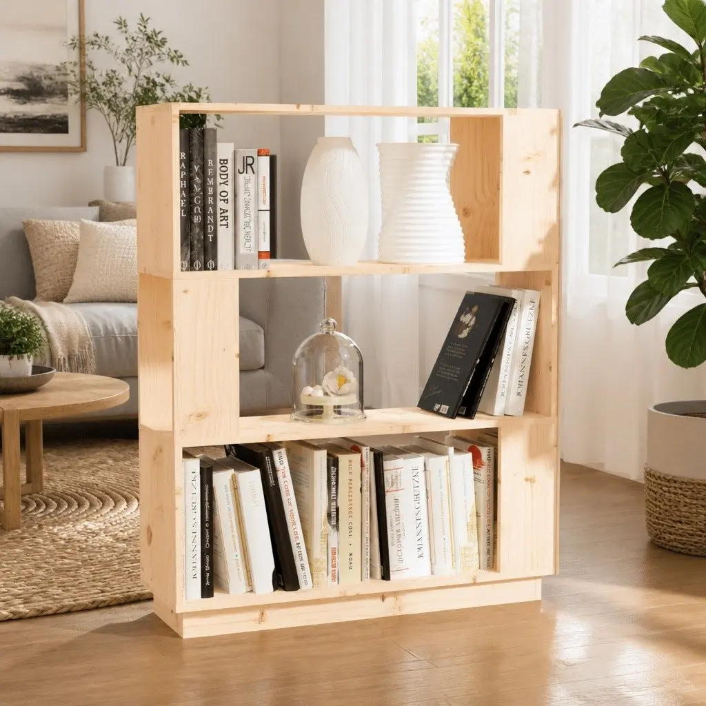 Room Divider and Book Storage for Home Use