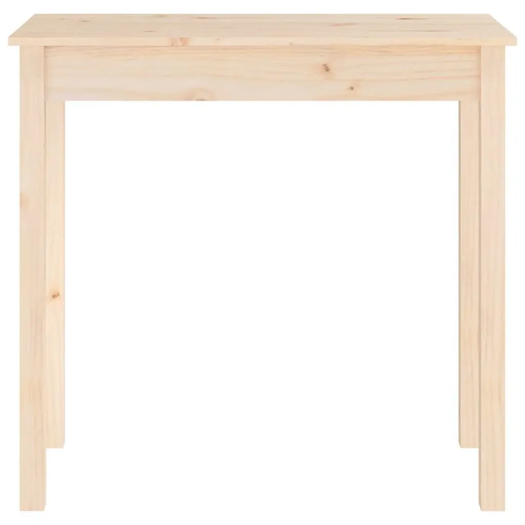 Console Table Solid Pine Wood 80x40x75cm Brown Side Entry Hall Display Accent Furniture