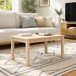 Functional Coffee Table for Everyday Use, 80x50x40 cm