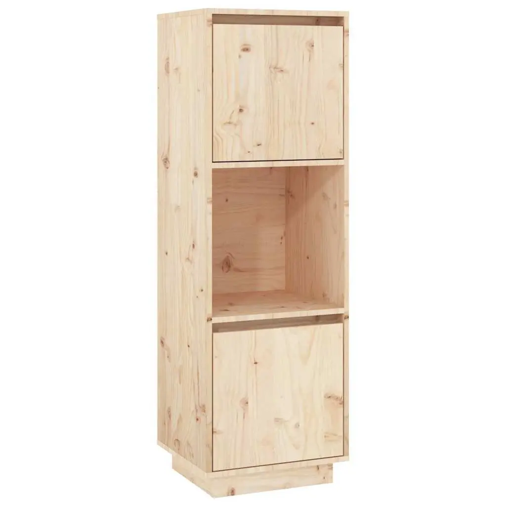 Solid Wood Pine Highboard for Home Use 38x35x117cm