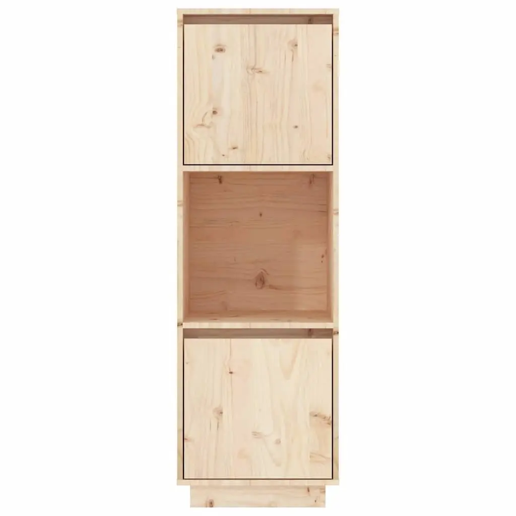 Solid Wood Pine Highboard for Home Use 38x35x117cm