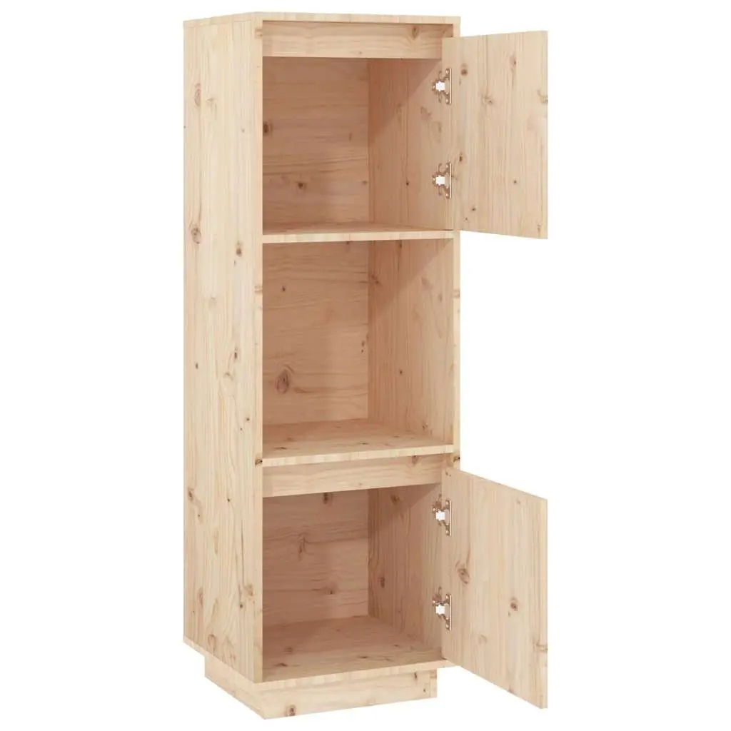 Solid Wood Pine Highboard for Home Use 38x35x117cm