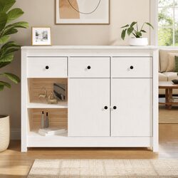 Functional White Sideboard for Various Living Spaces